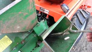 Simplicity 7790 Diesel Garden Tractor with MacKissic Chipper Shredder Attachment [upl. by Odnumde]