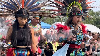 Aztec Dancers at the 2023 Nanticoke Lenni Lenape POW WOW [upl. by Hnib]