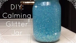 DIY Calming Glitter Jar ♡  MsXialin [upl. by Marrissa]