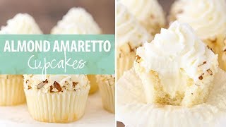 Almond Amaretto Cupcakes [upl. by Arimay]