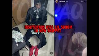 Riskybands Diss Lil Scoom On His Own Beat 👀 Riskyroad Allegedly Klled Lil Scoom [upl. by Ronnica]