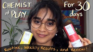 Chemist at Play Skincare Review  Fragrance free skincare in India for sensitive acne prone skin [upl. by Atsedom]