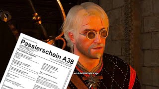 Wir begeben uns in Witcher 3 auf die Suche nach dem Passierschein A38 [upl. by Weissman]