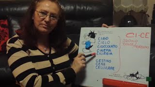 CORSO DI ITALIANO Lezione n 3 LE LETTERE C e G susyschannel5593 [upl. by Ardnaiek805]