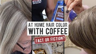 DIY Natural Hair Dye  Will Coffee Cover Gray Hair [upl. by Danika]