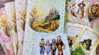 Making 5 simple Wizard of Oz inspired journals live [upl. by Apurk]