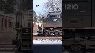 NS EMD with horn sulute [upl. by Northrup]