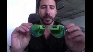 RayBan RB 3025 112P9 Green Polarized Flash Mirror Aviators Review [upl. by Imefulo609]