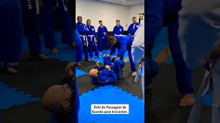 Drill de Passagem de Guarda para Iniciantes de Jiujitsu [upl. by Sheya]