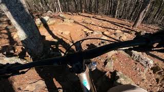 Riding down Pine Mountain East Loop on a hardtail [upl. by Denna]