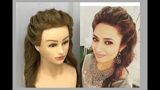 Beautiful Hairstyle with Twist  Easy Hairstyles [upl. by Akimehs]