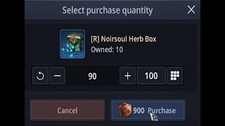 100pcs Noirsoul Herb chests 7 [upl. by Aylat]