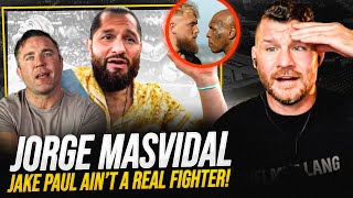 BISPING interviews Jorge MASVIDAL Chael Sonnen BEEF Jake Paul vs Mike Tyson UFC 299 amp MORE [upl. by Sondra]