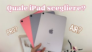 QUALE IPAD SCEGLIERE per scuola università o lavoro ✍🏼 [upl. by Ylrebmyk]