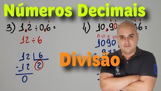 Operações com Números Decimais 04 Divisão com números decimais [upl. by Aruasor]