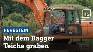 Wie ein Bauunternehmer mit seinem Bagger die Natur retten will  hessenschau [upl. by Mcferren]