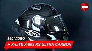 XLite X803 RS Ultra Carbon Silver Edition Full Face Helmet  ChampionHelmetscom [upl. by Haeluj498]