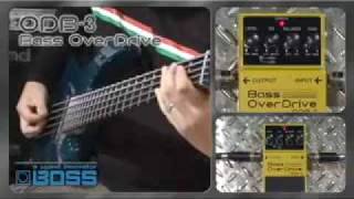 ODB 3 Bass OverDrive BOSS Sound Check  Official Roland Boss Video [upl. by Gunning]