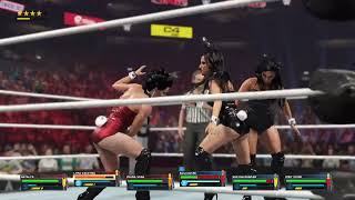 WWE 2K23 Zelina Vega amp Lyra Valkyria amp Natalya Vs PFC Sep 9 2024 [upl. by Eentirb480]