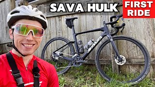 Sava Hulk Carbon Gravel Bike  First Ride Review [upl. by Rim223]