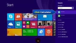 Windows 81  Two ways to open Calculator [upl. by Katerina262]