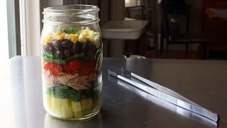 Layered quotNorcalquot Nicoise Salad  Tuna amp Vegetable Salad with Avocado Dressing [upl. by Rednael]