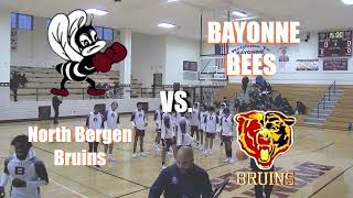 BAYONNE HIGH SCHOOL VARSITY BOYS BASKETBALL VS NORTH BERGEN 12142023 [upl. by Linnell430]