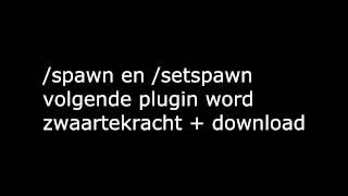 Minecraft setspawn plugin [upl. by Nwahsad]