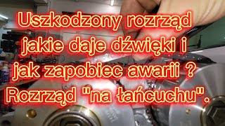 Uszkodzony łańcuch rozrządu jakie daje dźwięki i jak zapobiec awarii  Co tak stuka w silniku [upl. by Einad]