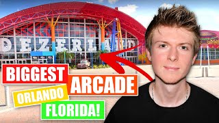 The Biggest ARCADE in Orlando Florida  Dezerland Park [upl. by Macfadyn]