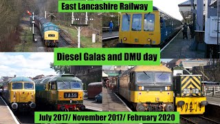 East Lancashire Railway  Diesel Galas amp DMU Day  2017 amp 2020 [upl. by Werdma]