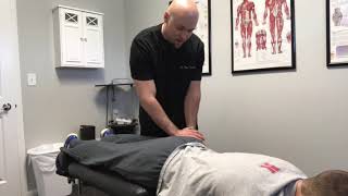 Tailbone Pain Relief with chiropractic adjustment [upl. by Las914]