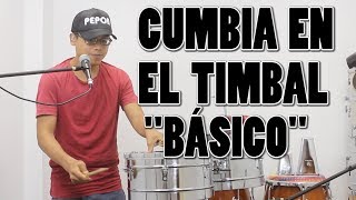 CLASE 4 CUMBIA EN EL TIMBAL LO MAS BASICO [upl. by Nirb876]