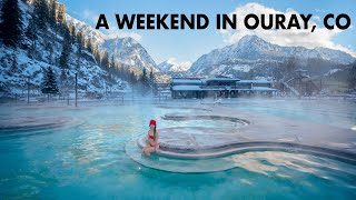 A WEEKEND OF WINTER ADVENTURES IN OURAY COLORADO  The Switzerland Of America [upl. by Lunnete]