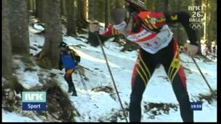 Marco Morgenstern collapses  Pokljuka relay 2001 [upl. by Evania]