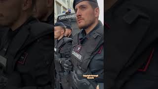 Carabinieri VI Battaglione Toscana in servizio durante una manifestazione 😉🙏🏻🫡🍀🇮🇹 [upl. by Stanley]