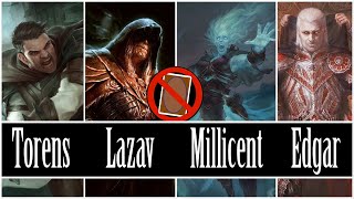 Millicent vs Edgar Markov vs Torens vs Lazav  MTG EDH CMDR Game Play  No White Borders [upl. by Arundel]