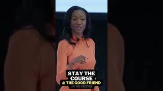 Stay The Course  Deshauna Barber Motivational Speech  The Good Friend  shorts [upl. by Izmar]