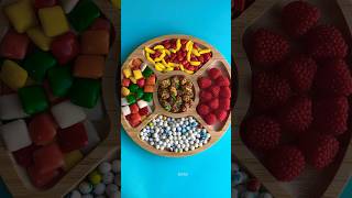 ✨Fill platter with Sweets🍭🍭asmrsweetshortscandycolors [upl. by Ano5]