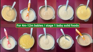 4 Month Baby Foods Baby Puree Recipes Baby First Solid RecipesHomemade Stage 1 Baby  Faith Vibes [upl. by Arabrab506]