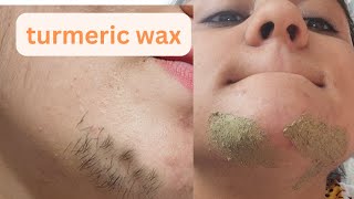 i tried herbal face wax मोटे मोटे दाढ़ी के बाल hard Chin hair growth Honest review [upl. by Olivann]