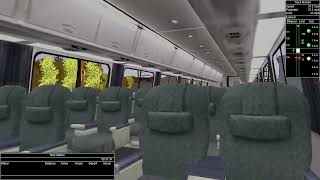 ORTSTSC Acela Express 2154 Pass View WASBOS Part 1 [upl. by Annaesor570]