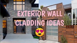 EXTERIOR WALL CLADDING IDEAS 😍 [upl. by Petronille56]