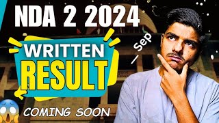 NDA 2 2024 Written Result Date 😱  NDA 2 2024 का Result कब आएगा Coming soon ✅️ [upl. by Needan581]