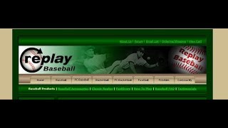 REPLAY BASEBALL Tutorial Game System Overview and Example Gameplay [upl. by Pinkham309]