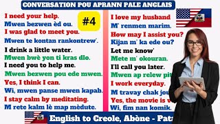 CONVERSATION 4 POU APRANN PALE ANGLAIS  KOU ANGLAIS ONLINE  APRANN PALE ANGLÈ [upl. by Scherle]