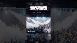 How many genres in a Henry Fong DJ set shorts dj [upl. by Brodie]