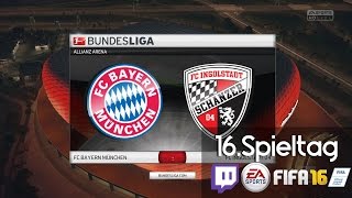 FC BAYERN MÜNCHEN  FC INGOLSTADT  16 Spieltag  LIVESTREAM Bundesliga Prognosen [upl. by Ainocal]