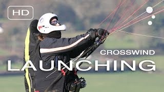 Paraglider Control How to launch in a crosswind [upl. by Japha612]