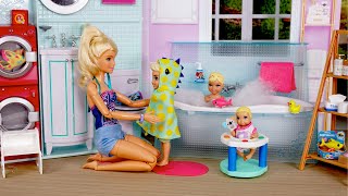 Barbie amp Ken Doll Family Night Routine amp Playground Adventure [upl. by Natika]